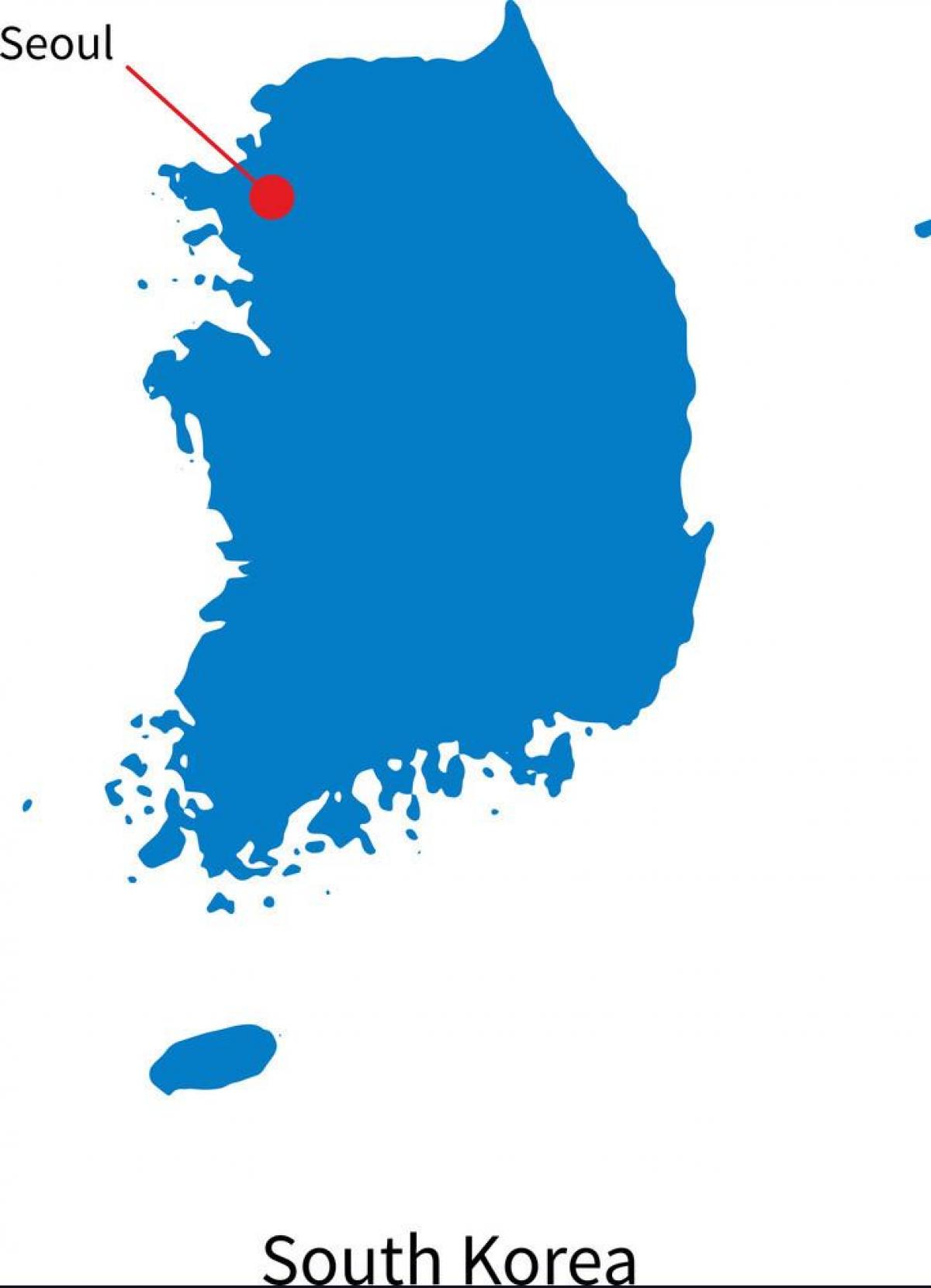 South Korea (ROK) capital map